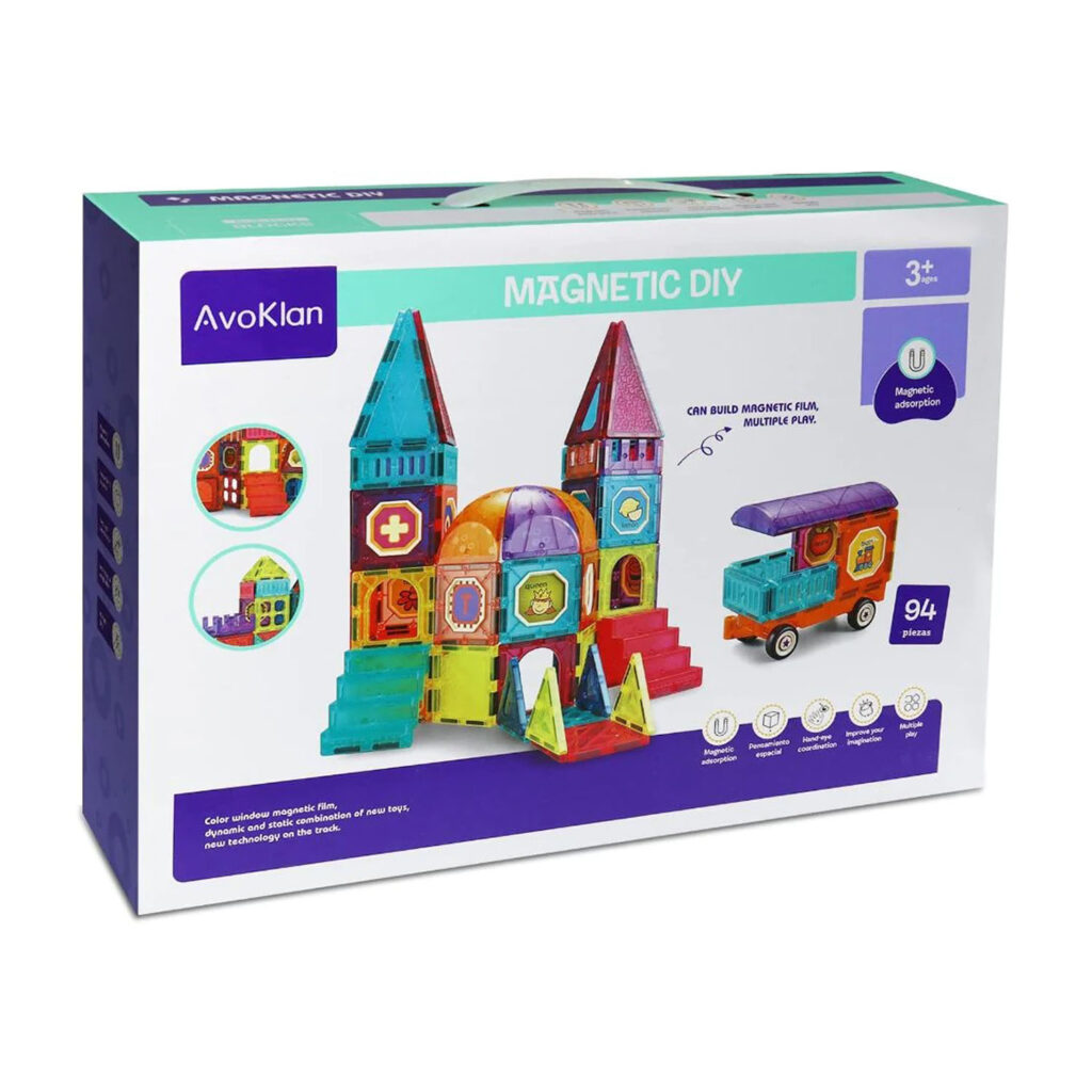 Tstation 94Pcs Blocks Set Magnetic Diy