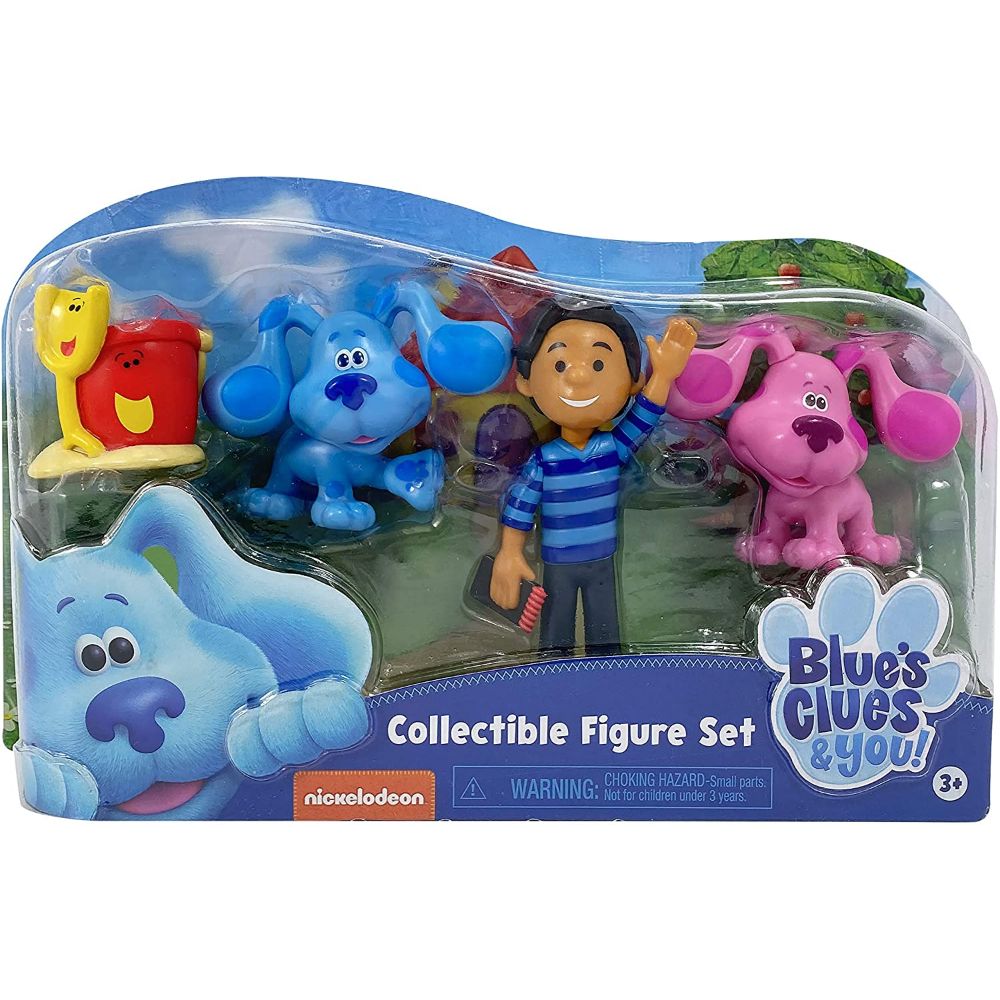 NICKELODEON BLUE'S CLUES & YOU! COLLECTIBLE FIGURE SET