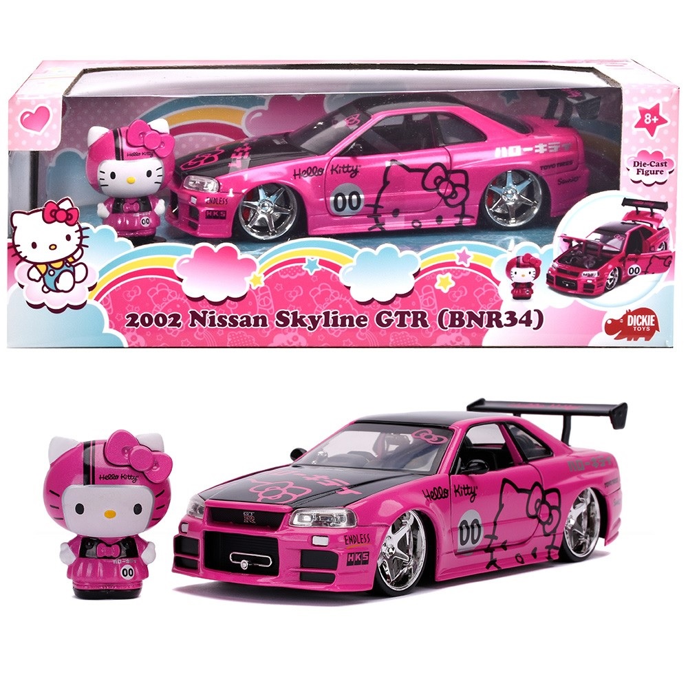 Dickie Hello Kitty 2002 Nissan Skyline 1:24 253245003