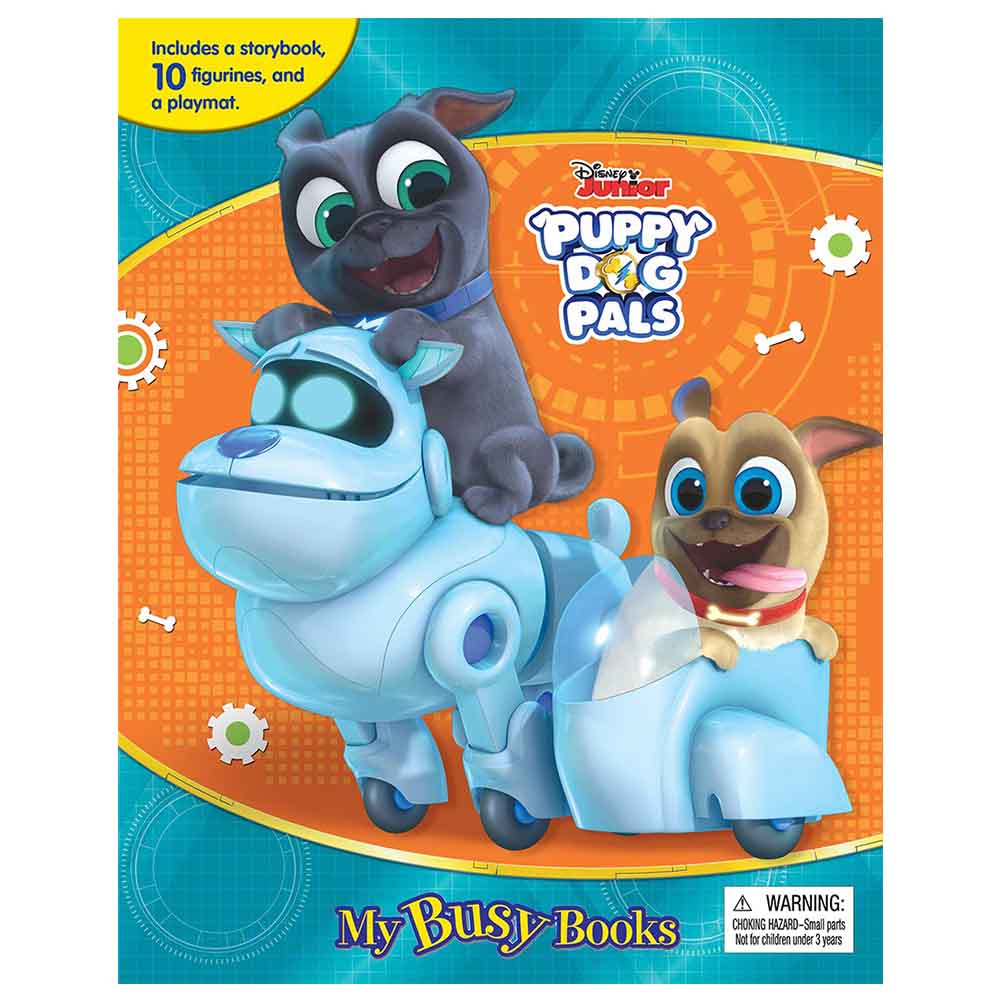 Phidal Publishing Disney Jr. Puppy Dog Pals My Busy Book
