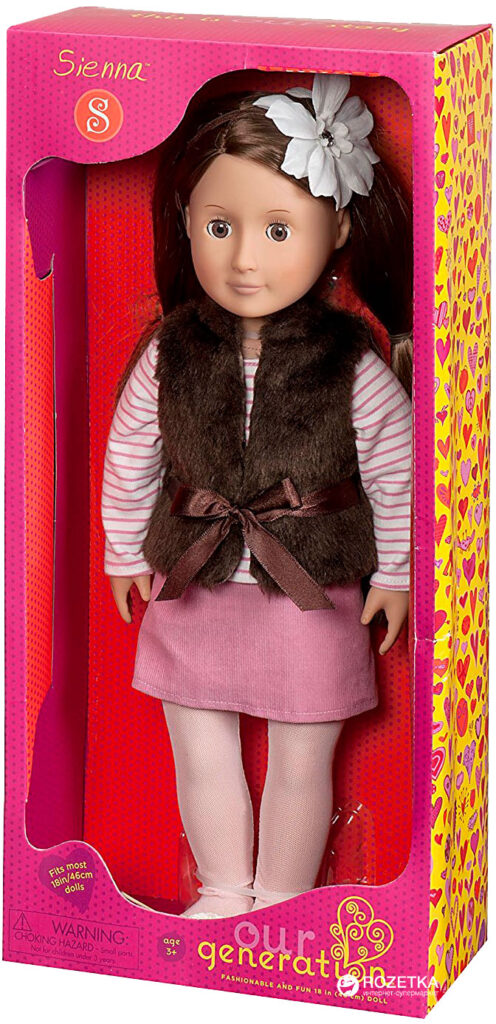 Our Generation Doll  With  Vest,   Sienna