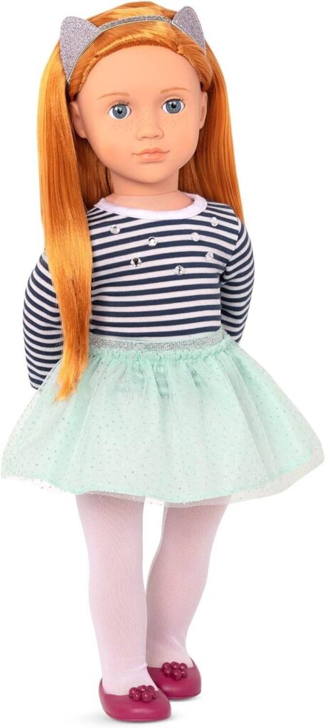 OUR GENERATION DOLL  W/  TOP  &  TUTU  SKIRT