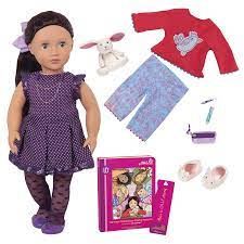Our Generation Deluxe  Willow Doll W/Book