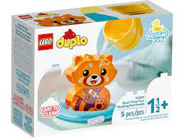 Lego Bath Time Fun: Floating Red Panda
