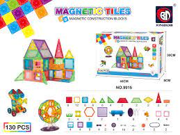 Tstation Magnetic Blocks - 130 Pcs (9915)