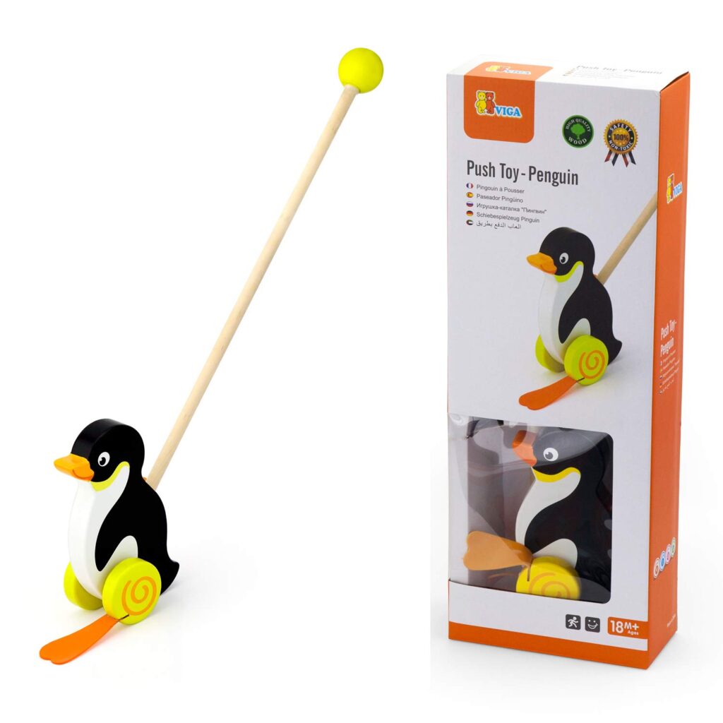 VIGA PUSH TOY - PENGUIN