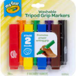 Crayola 6 Ct. My First Tripod Grip Markers