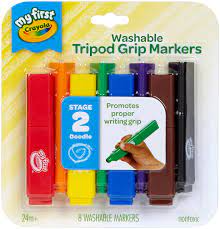 Crayola 6 Ct. My First Tripod Grip Markers