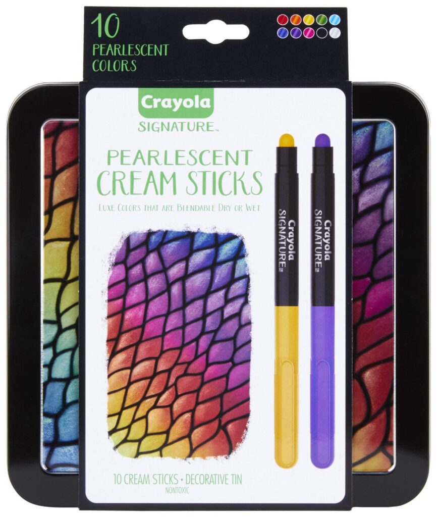 Crayola Signature, 10 Ct. Pearlescent Gel Sticks
