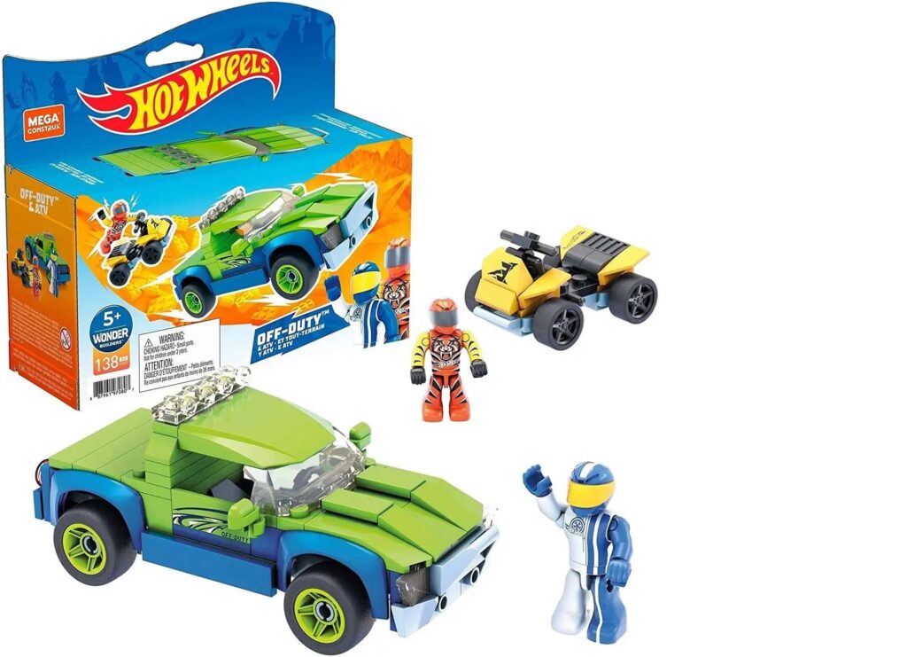 Mattel Hot Wheels Mega Bloks Off Duty & Atv