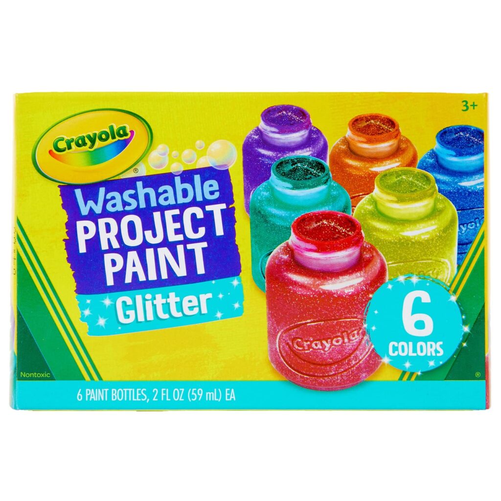 Crayola 6 Ct. 2-Oz. Glitter Paint Set