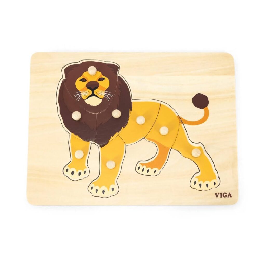 Viga Montessori Puzzle Lion