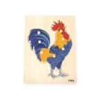 Viga Montessori Puzzle Rooster