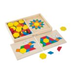 Melissa And Doug Pattern Blocks And Boards 46010029