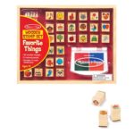 Melissa And Doug Wooden Favorite Things Stamp Set 46009362