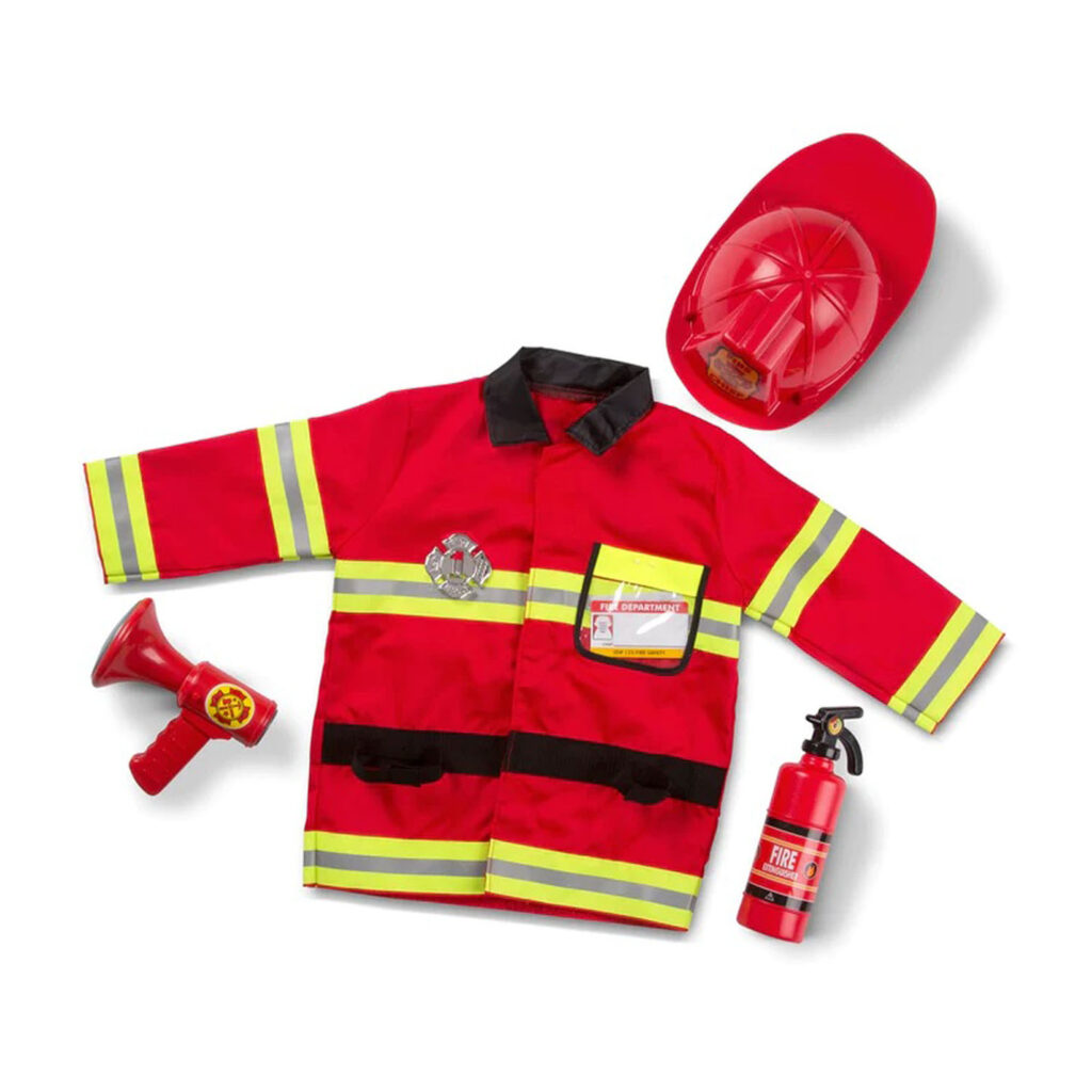 Melissa & Doug Fire Chief Role Play Costume Set 46004834