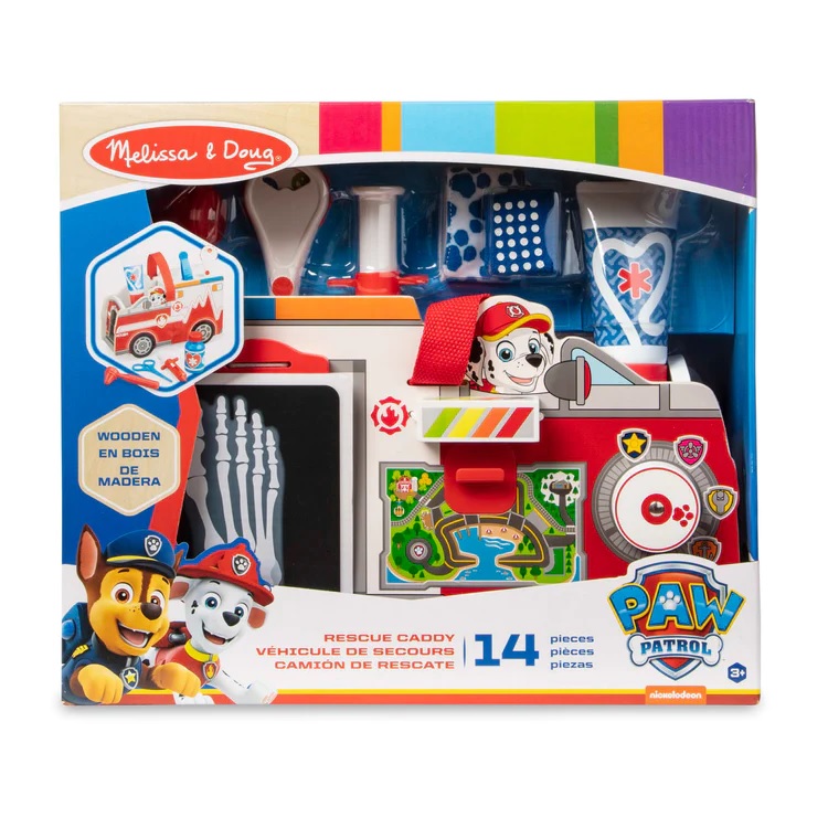 Melissa & Doug Paw Patrol Marshall'S Wooden Rescue Caddy 46033276