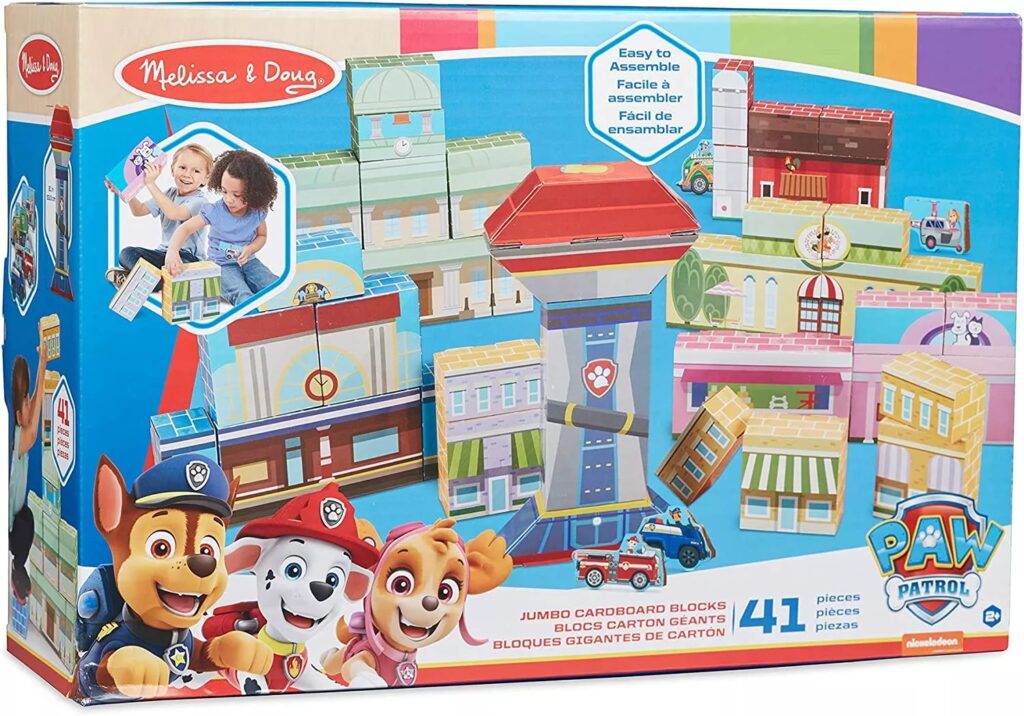 Melissa & Doug Paw Patrol Jumbo Cardboard Blocks 46033277