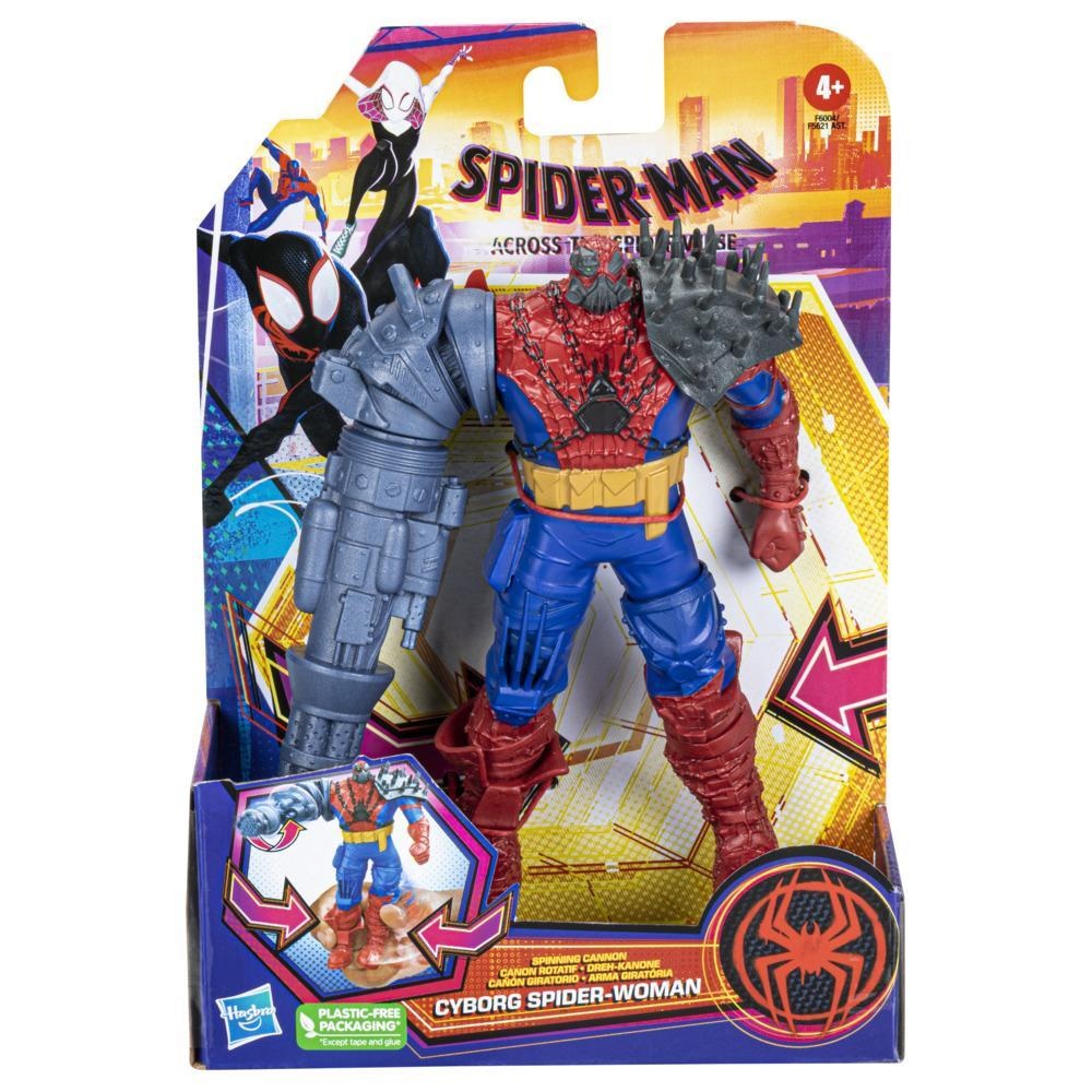 Hasbro Spiderman Verse 6In Deluxe Figure Cyborg    F6004