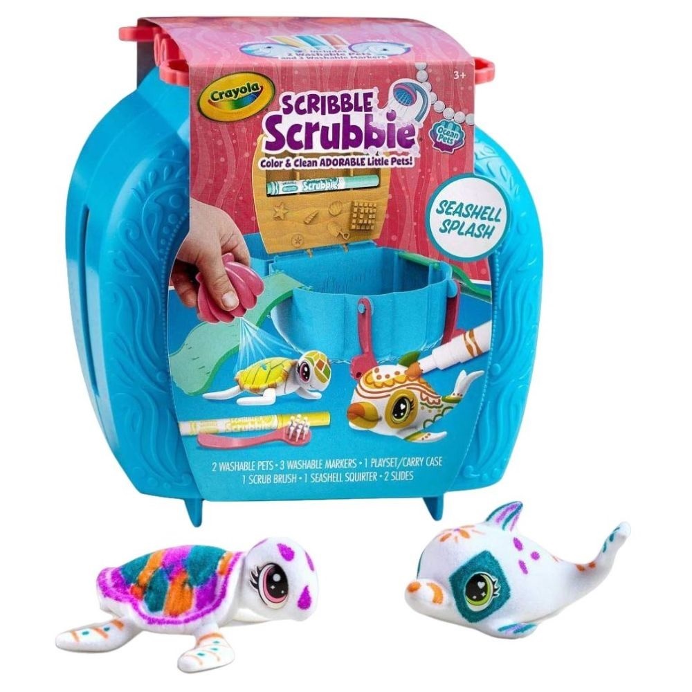 Crayola Scribble Scrubbie Ocean Pets, Seashell Splash