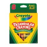 Crayola 8 Ct. Anti-Roll Triangular Crayons
