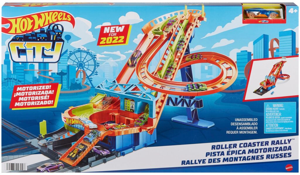 Mattel Hot Wheels City Motorized Roller Coast