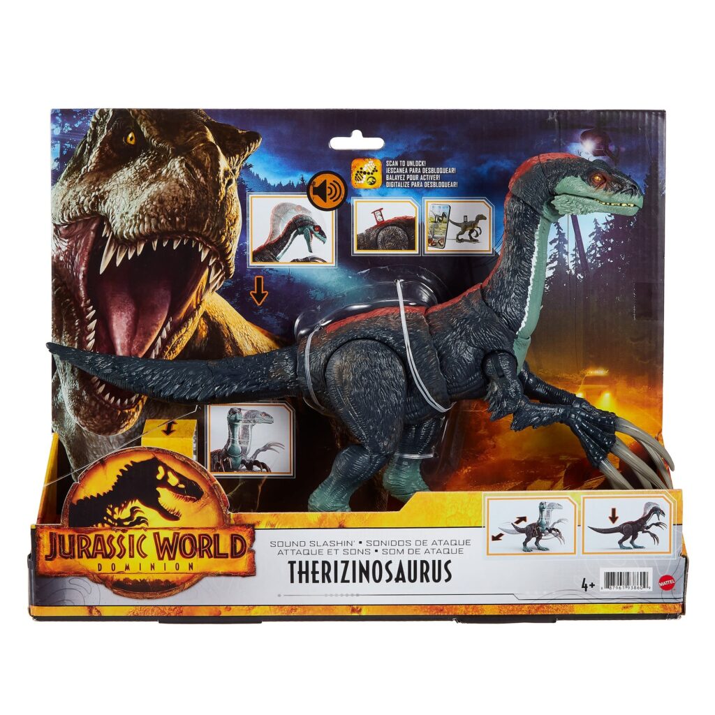 Mattel Jurassic World Sound Slashin' Slasher Dino