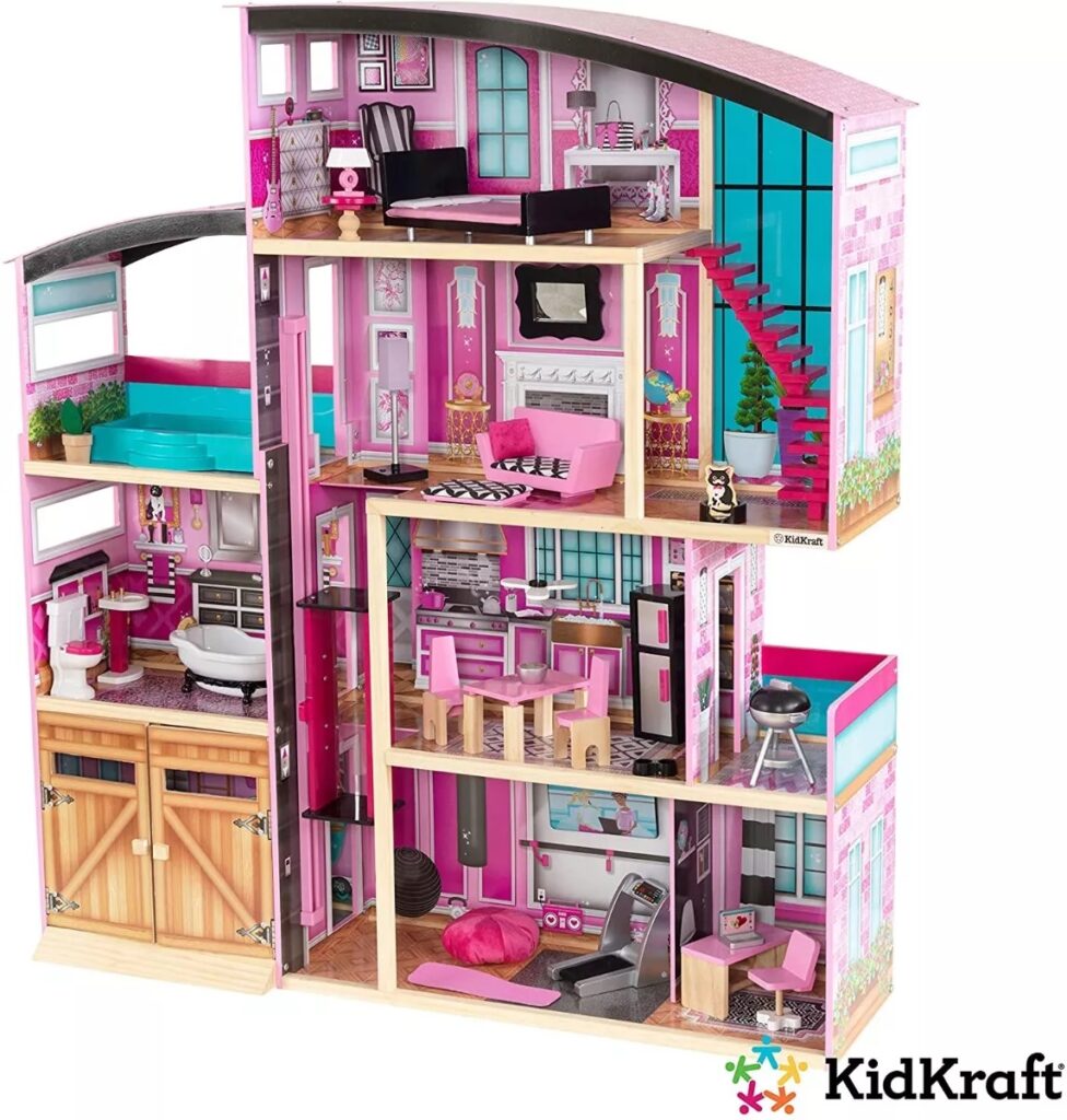 Kidkraft Shimmer Mansion Wooden Doll House