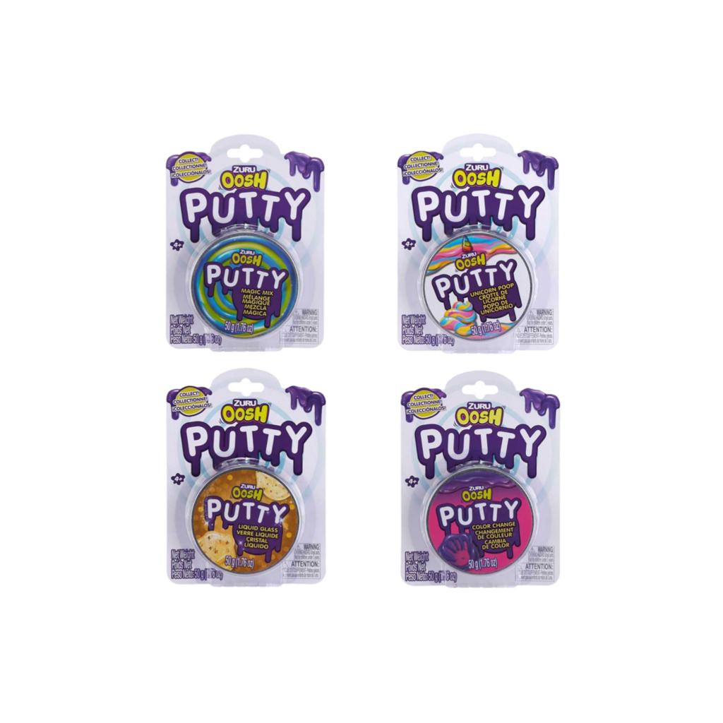 Zuru Oosh Putty Standard Series 4 Blistercard 16Pieces/Pdq