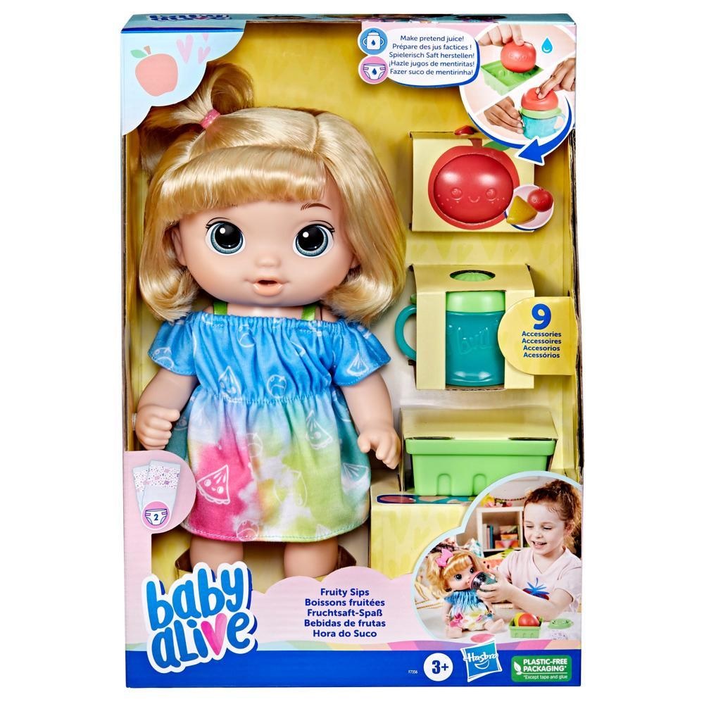 Hasbro Baby Alive Fruity Sips Apple Bldh  F7356