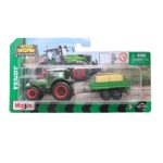 Maisto Mini Work Machines Tractor W-Trailer 15590