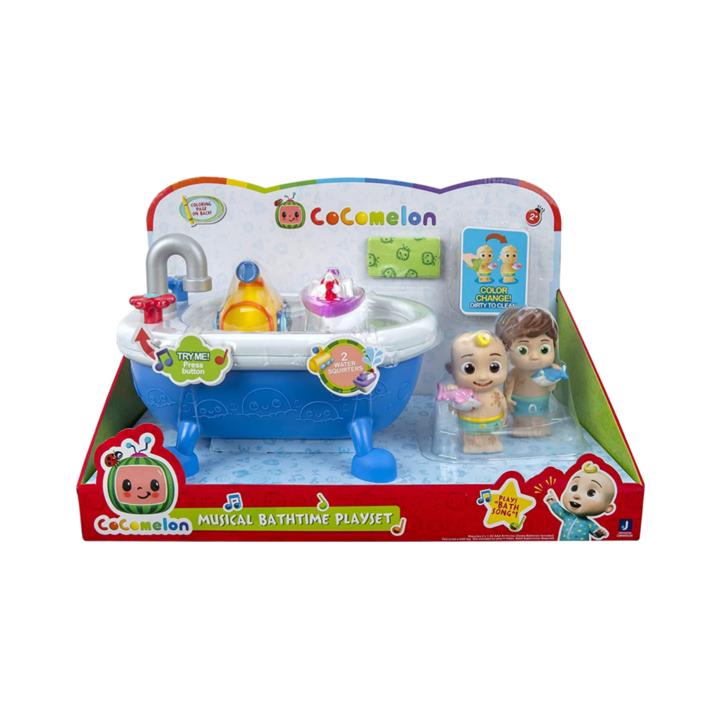 Cocomelon Roleplay Bathtub Playset