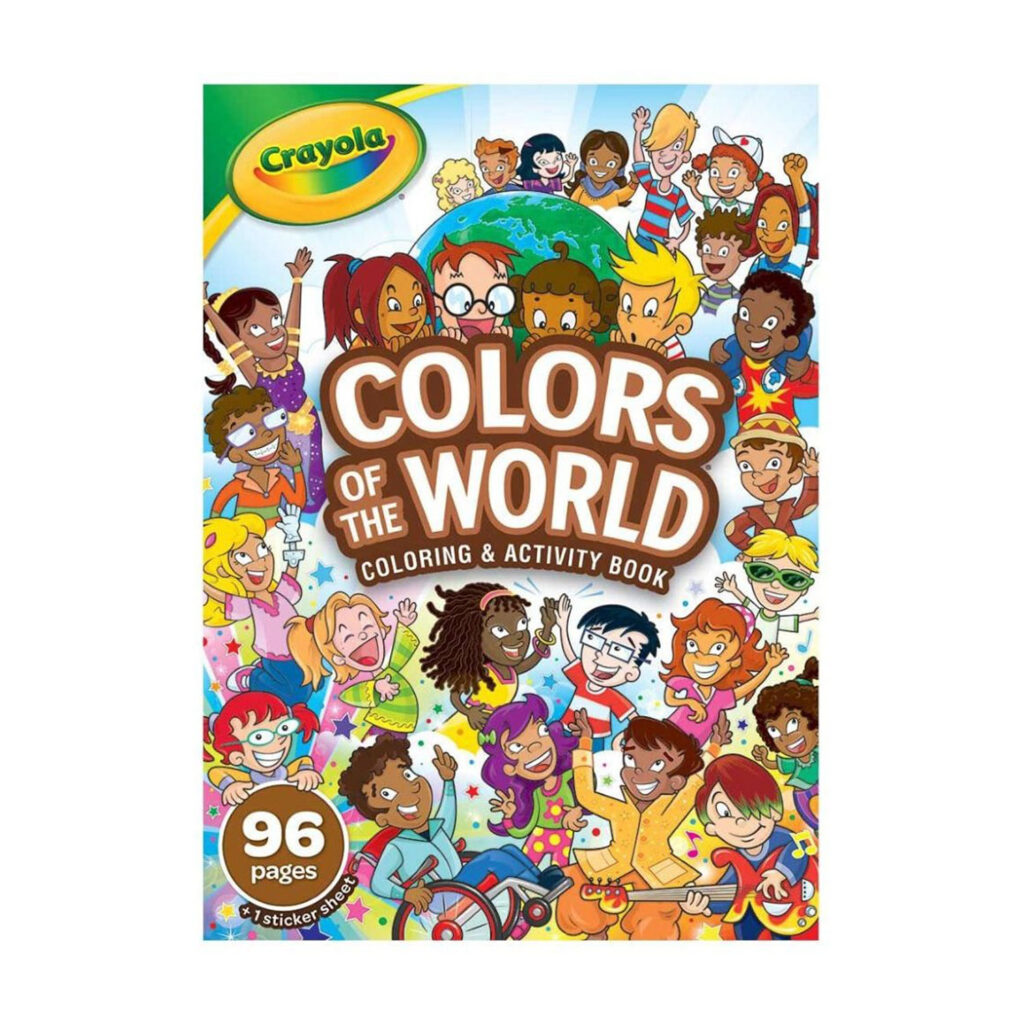 Crayola 96-Page Coloring Book, Colors Of The World