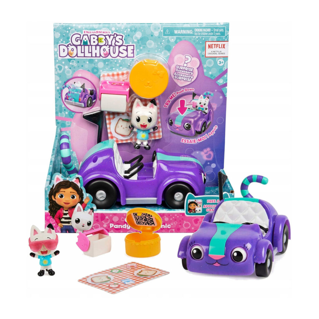 Spin Master Gabby'S Dollhouse Carlita & Pandy Paws Picnic Vehicle 6062145