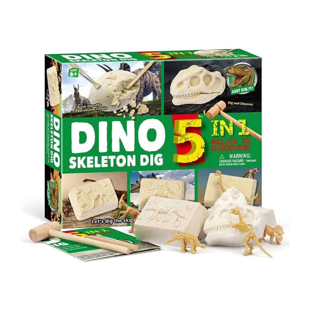 Tp Toys 5-In-1 Excavation Kit Dinosaur Series