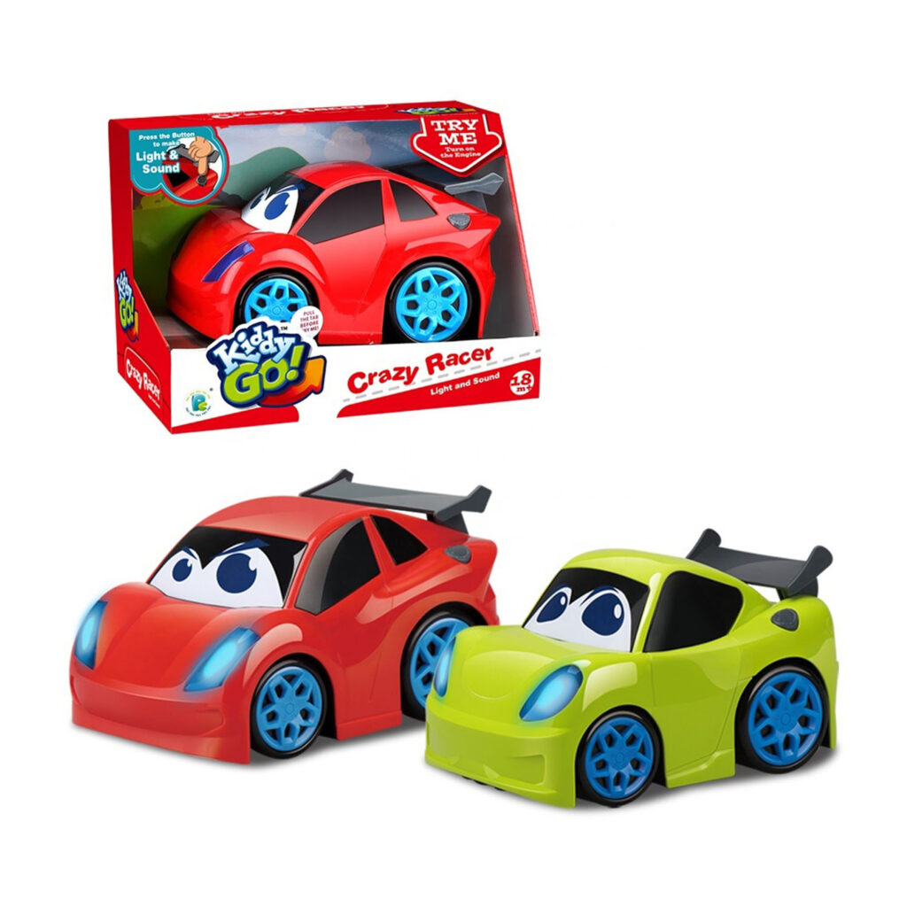 Kiddy Go 19Cm Free Wheel Sport Car  With Lights & Sound