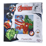 Craft Buddy Superheros 30X30Cm Crystal Art Canvas Kit