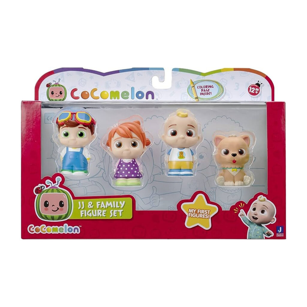 Cocomelon Jj And Family 4 Figure Pack