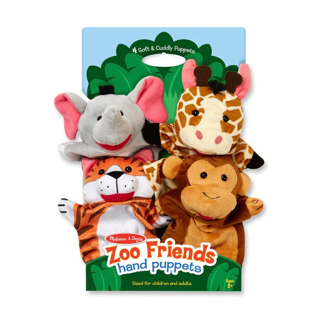 Melissa & Doug Zoo Friends Hand Puppets
