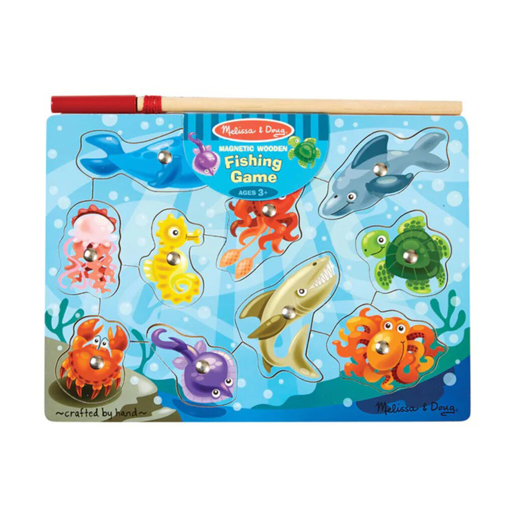 Melissa & Doug Fishing Magnetic Puzzle Game - 10 Pieces