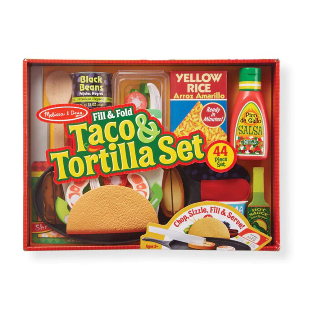 Melissa & Doug Fill & Fold Taco & Tortilla Set