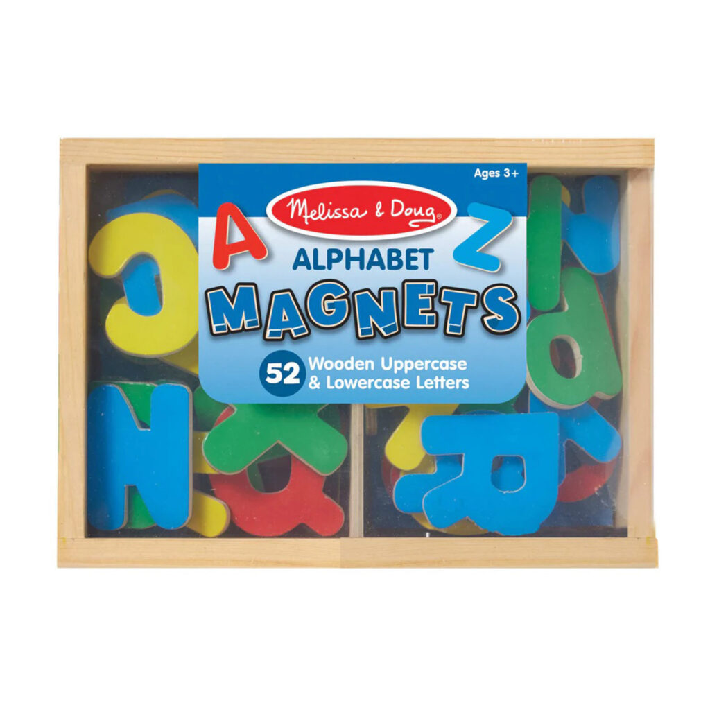 Melissa & Doug Magnetic Wooden Alphabet