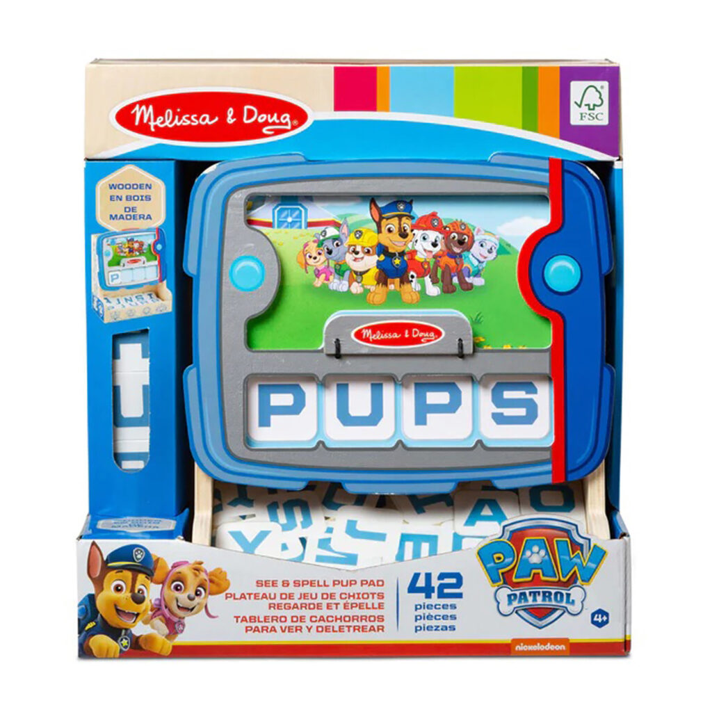 Melissa & Doug Paw Patrol 2 See & Spell Pup Pad
