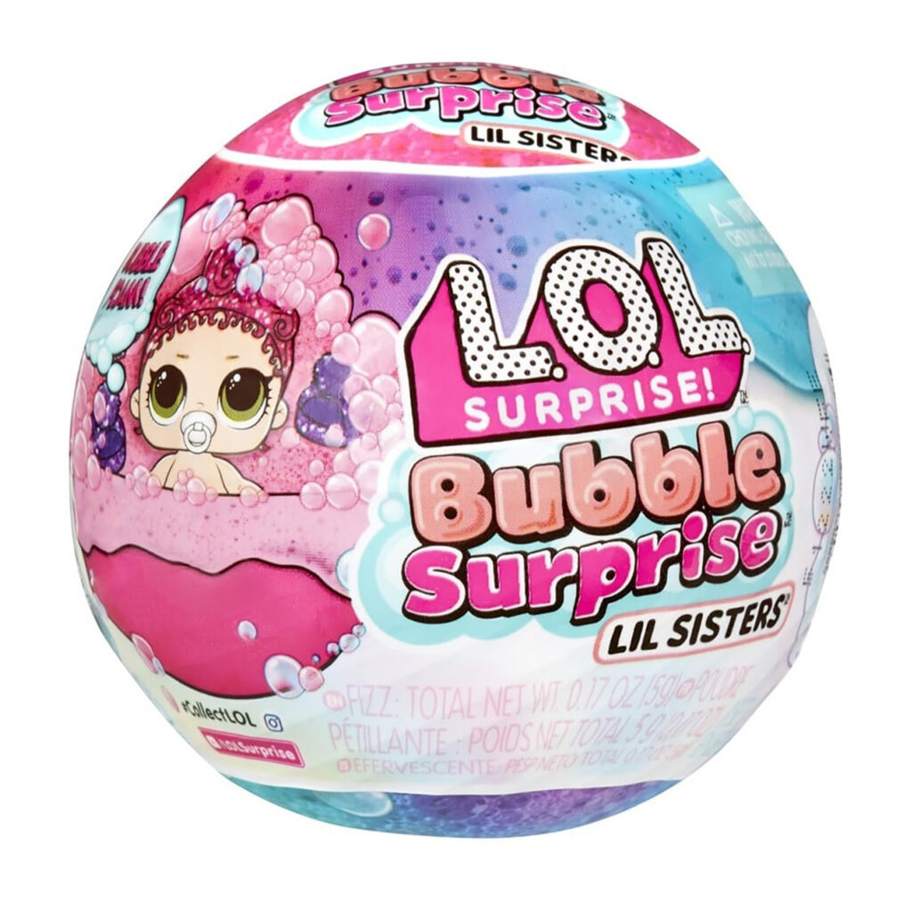 Lol Surprise Bubble Surprise Lil Sisters Asst In Sidekick