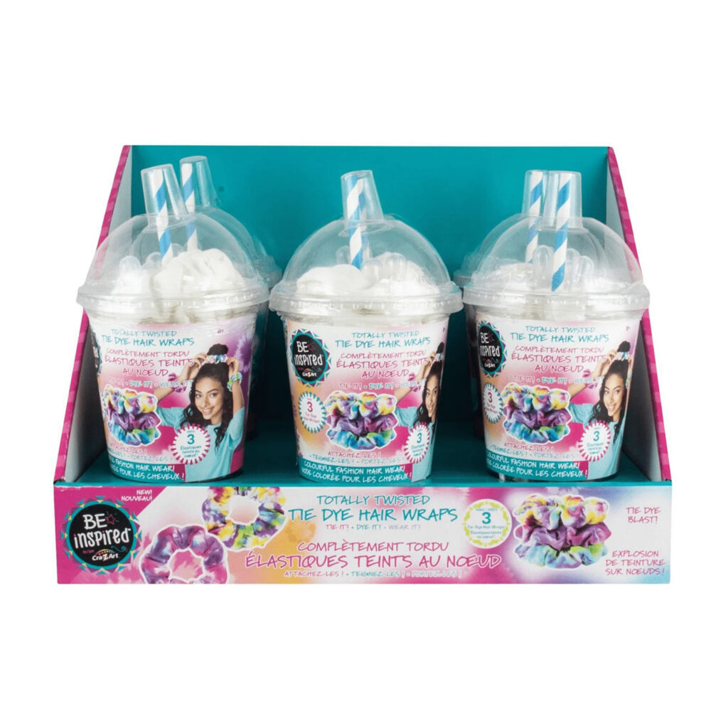 Cra-Z-Art Shimmer N' Sparkle Totally Twisted Tie Dye Hair Wraps