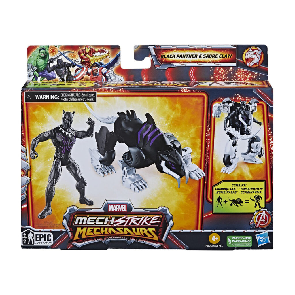 Hasbro Marvel Mech Strike 3.0 4In Mech Suit Black Panther F6676