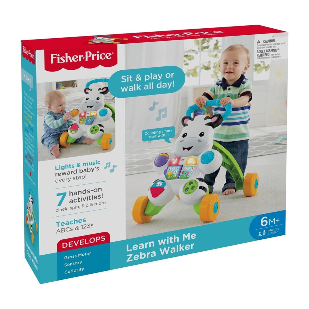 Mattel Fisher-Price Learn With Me Zebra Walker