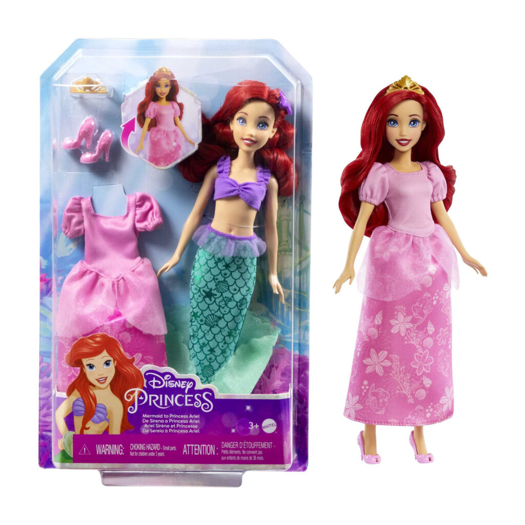 Mattel Disney Princess Fashion Doll & Storytelling - Ariel