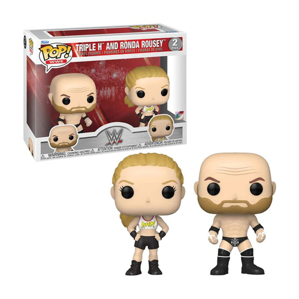 Funko Pop! Wwe: Rousey And Triple H 2Pack