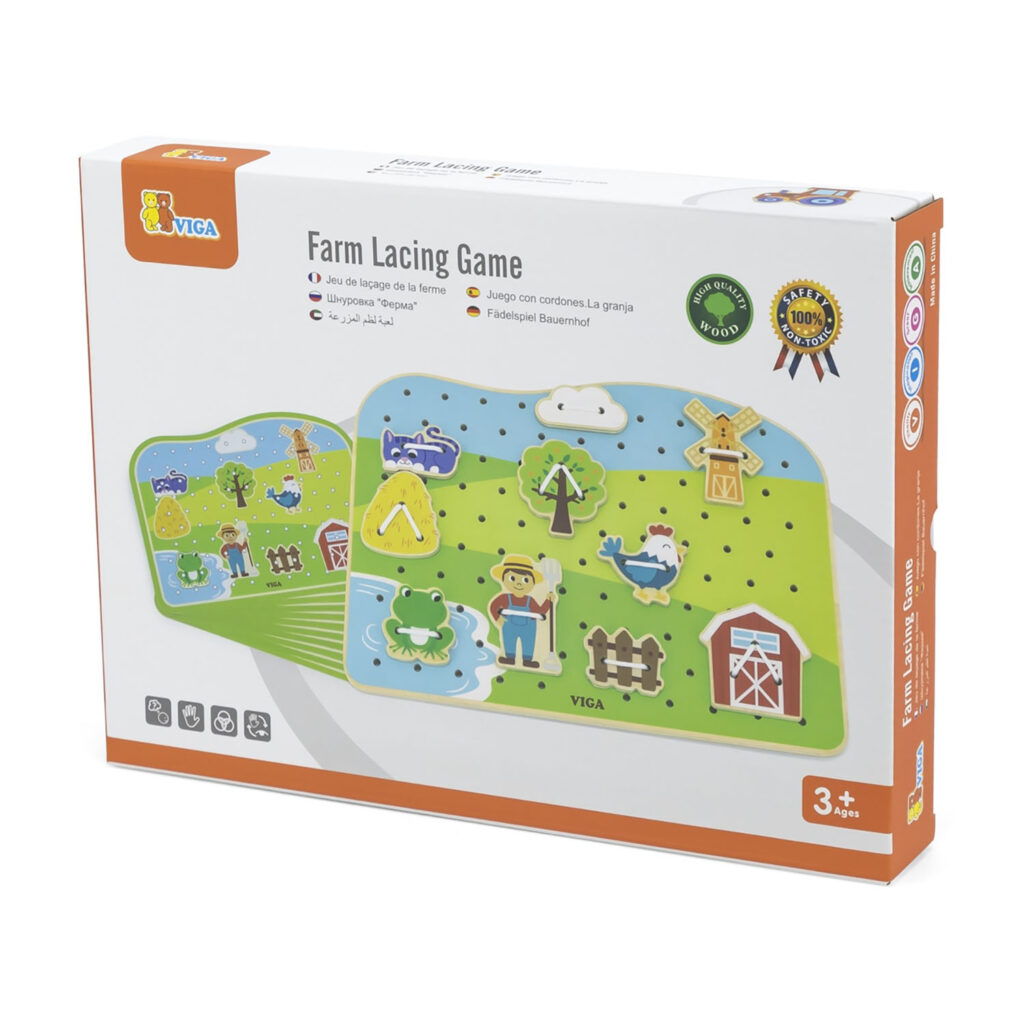 Viga Farm Lacing Game